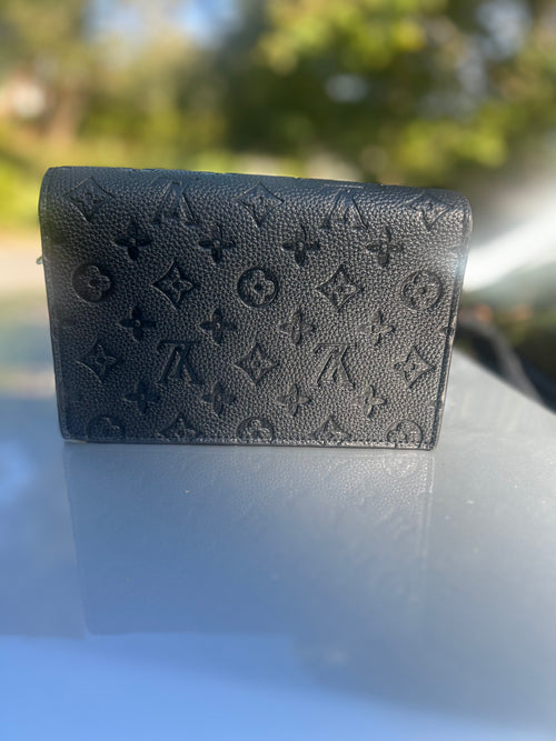 Black and Gold LV Crossbody Bag