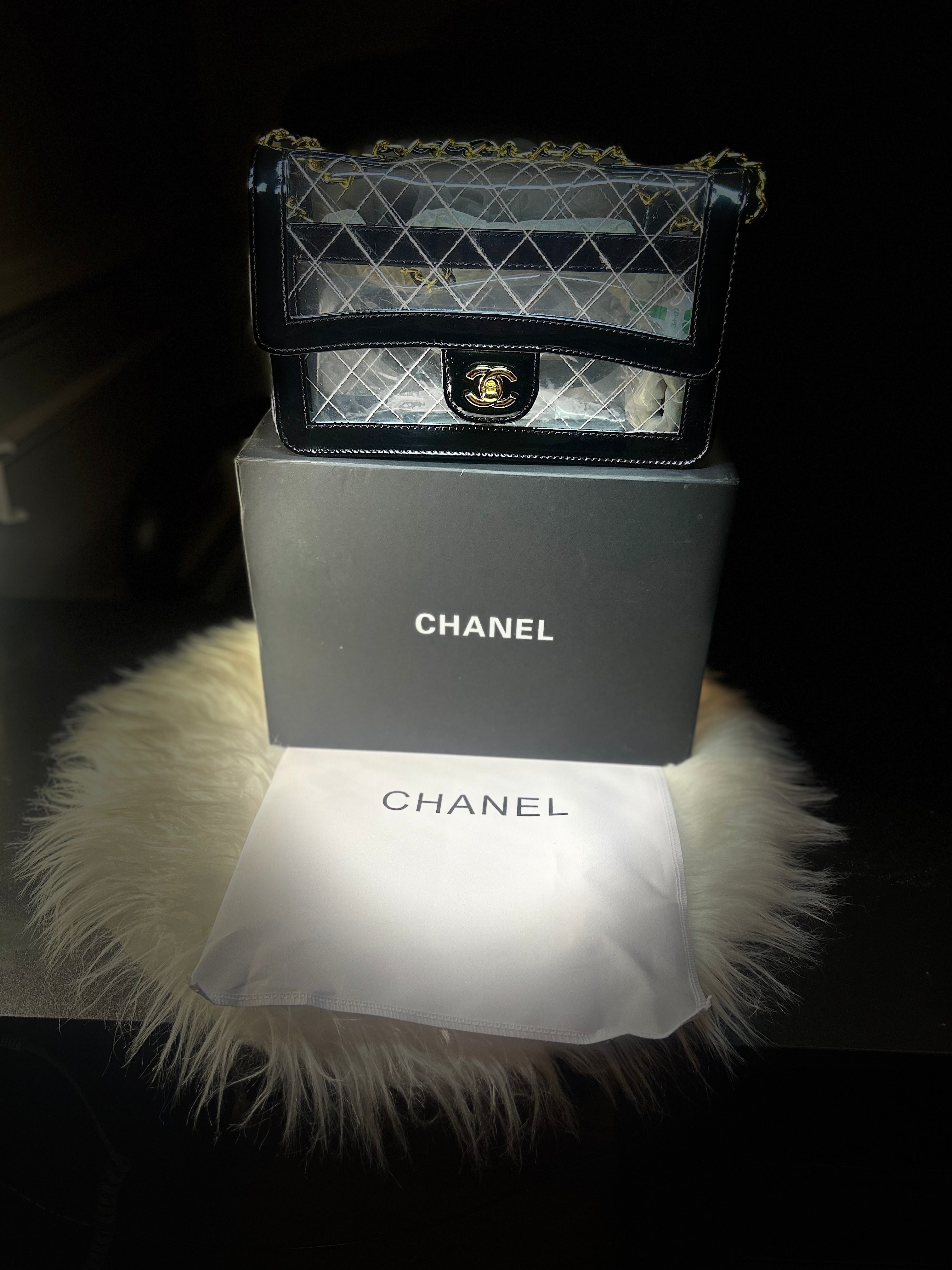 U see right thru me CHANEL w/box